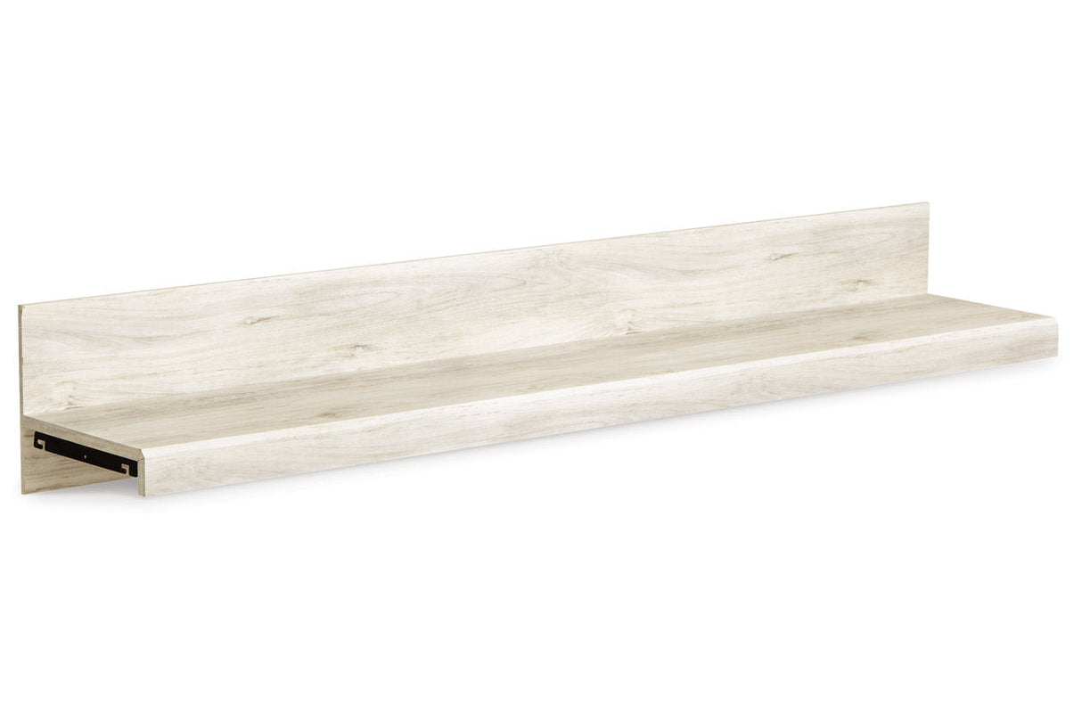 Bellaby Whitewash 4-Piece Entertainment Center from Ashley - Luna Furniture