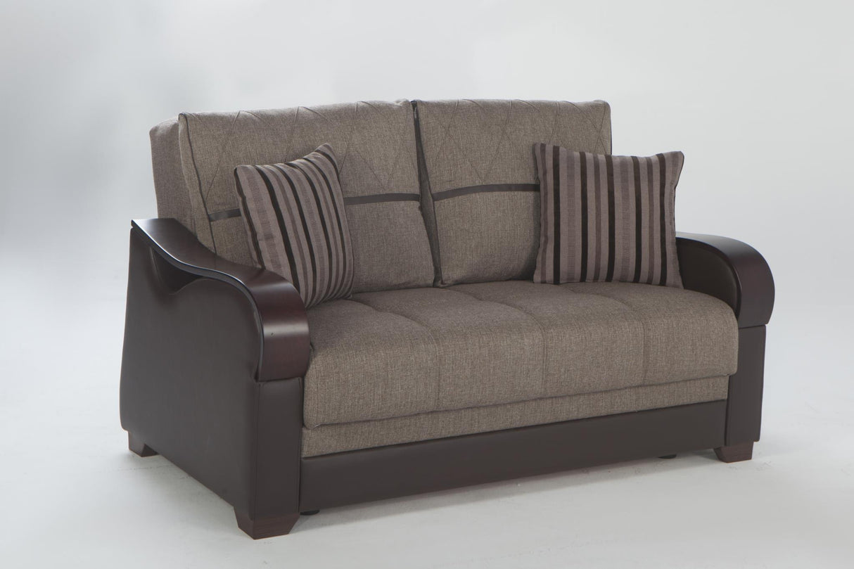 Bennett Redeyef Brown Loveseat from Bellona - Luna Furniture