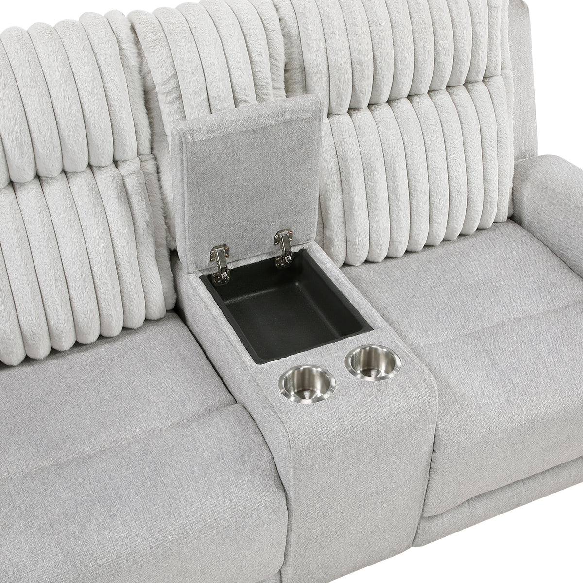 9728LGY*2 2pc Set: Sofa, Love from Homelegance - Luna Furniture