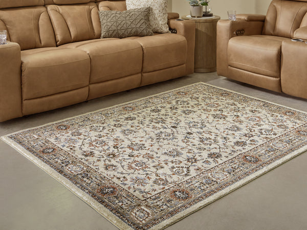 Beritham Blue/Brown/Beige Medium Rug