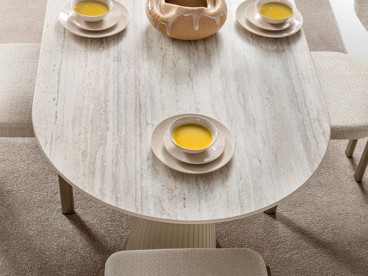 Bern Dining Table, Table 110" from Furnia - Luna Furniture