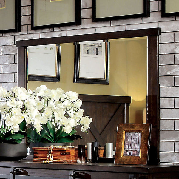 Bianca Dark Walnut Mirror (Mirror Only)