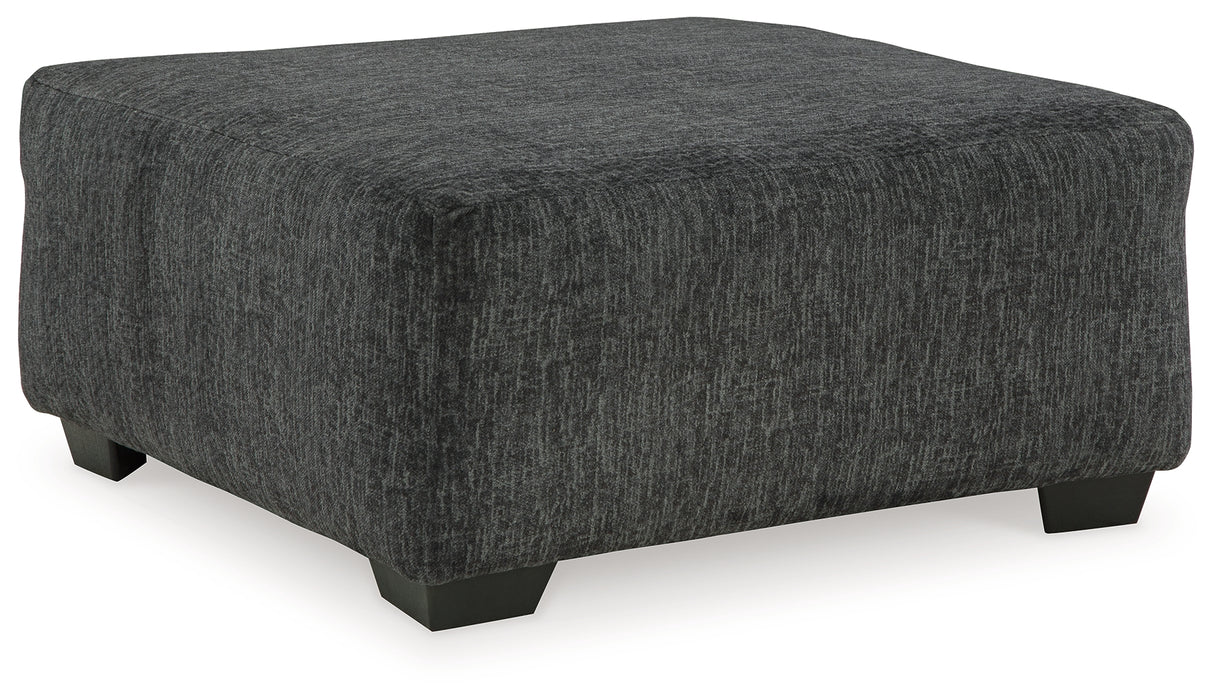 Biddeford 2-Piece Sectional with Ottoman in Shadow from Ashley Furniture - Luna Furniture