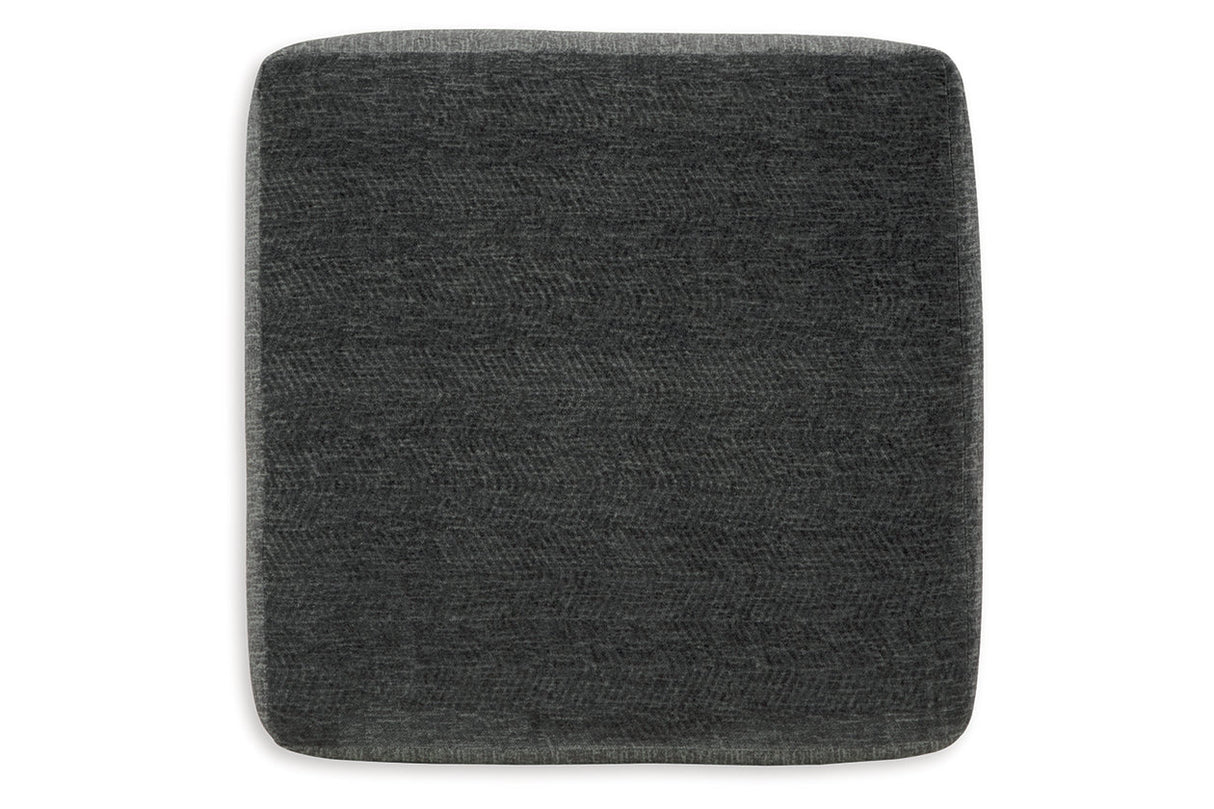 Biddeford Shadow Oversized Swivel Chair and Ottoman from Ashley Furniture - Luna Furniture