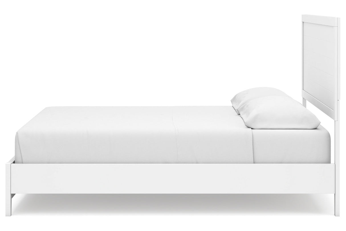 Binterglen White California King Panel Bed from Ashley - Luna Furniture
