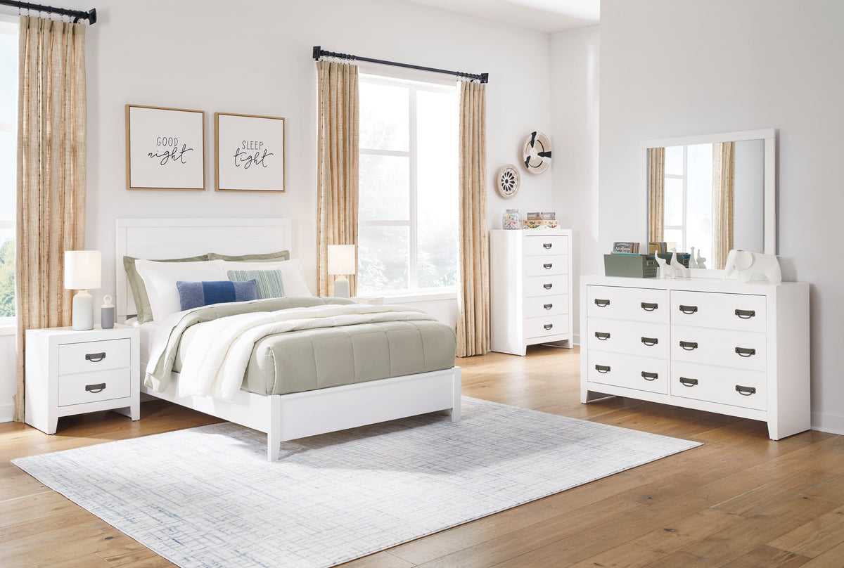 Binterglen White Panel Bedroom Set from Ashley Furniture - Luna Furniture