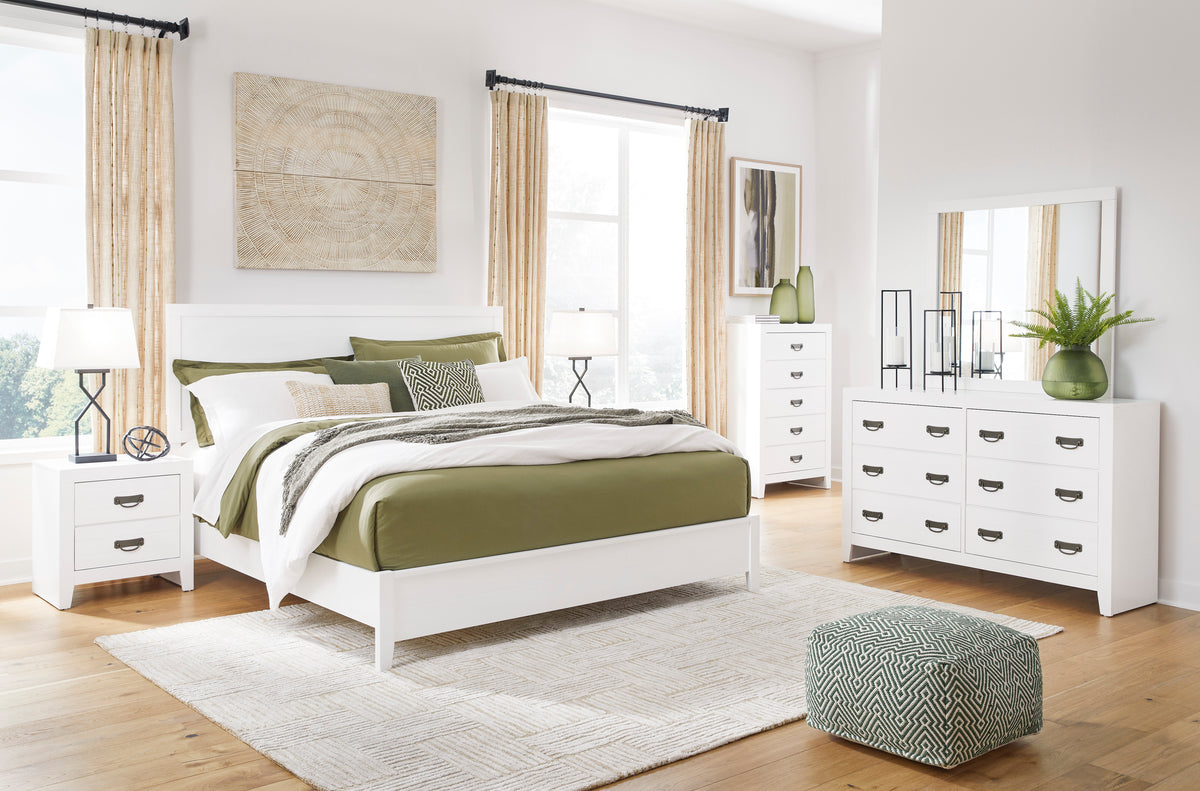 Binterglen White Panel Bedroom Set from Ashley Furniture - Luna Furniture