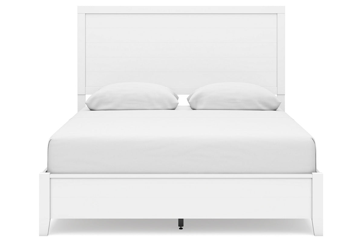 Binterglen White Queen Panel Bed from Ashley - Luna Furniture