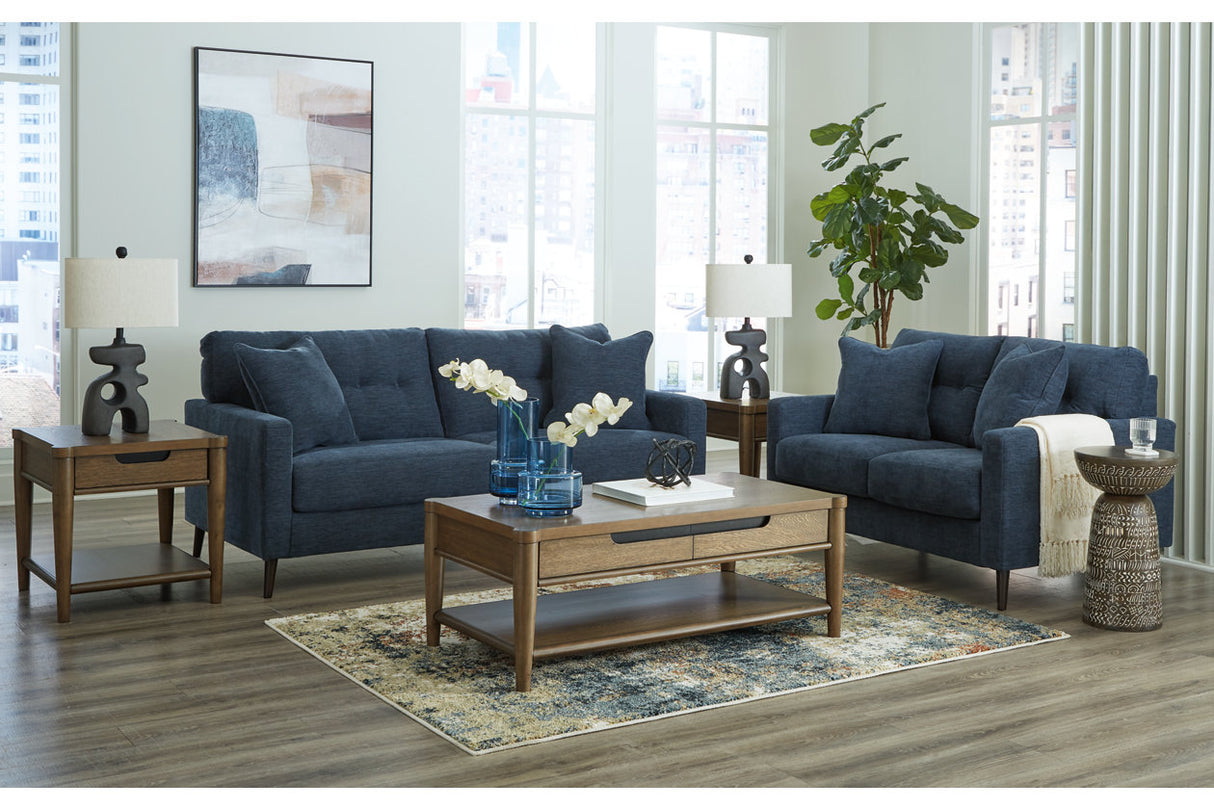Bixler Navy Living Room Set from Ashley Furniture - Luna Furniture