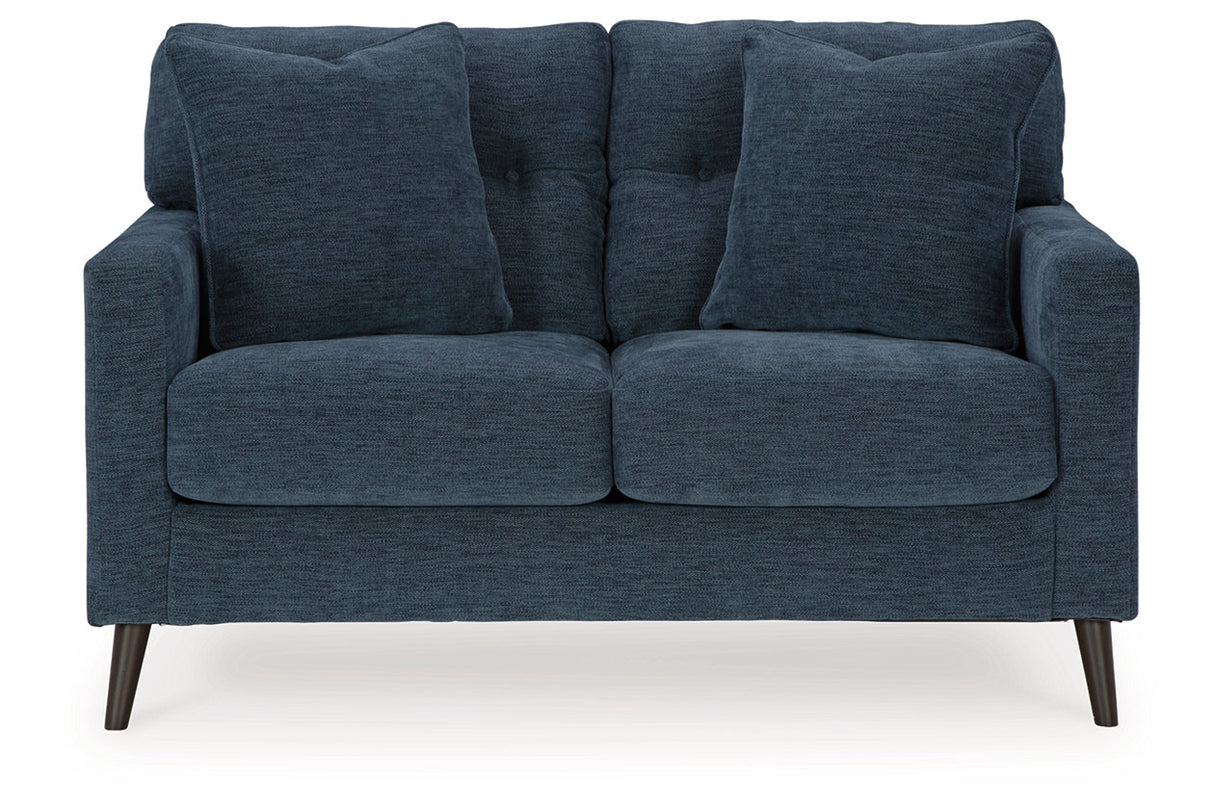 Bixler Navy Sofa, Loveseat and Chair from Ashley Furniture - Luna Furniture