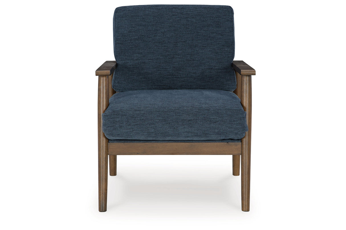 Bixler Navy Sofa, Loveseat and Chair from Ashley Furniture - Luna Furniture