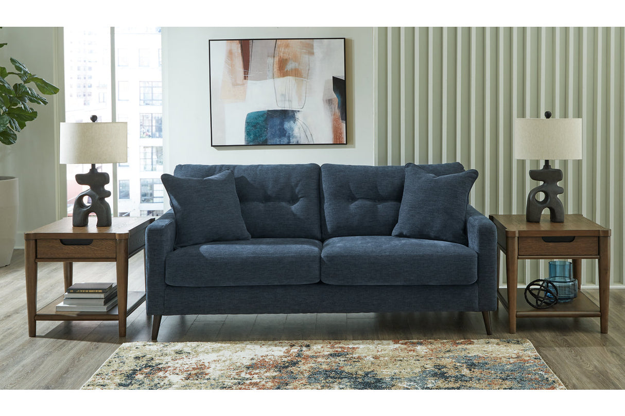 Bixler Navy Sofa, Loveseat and Chair from Ashley Furniture - Luna Furniture