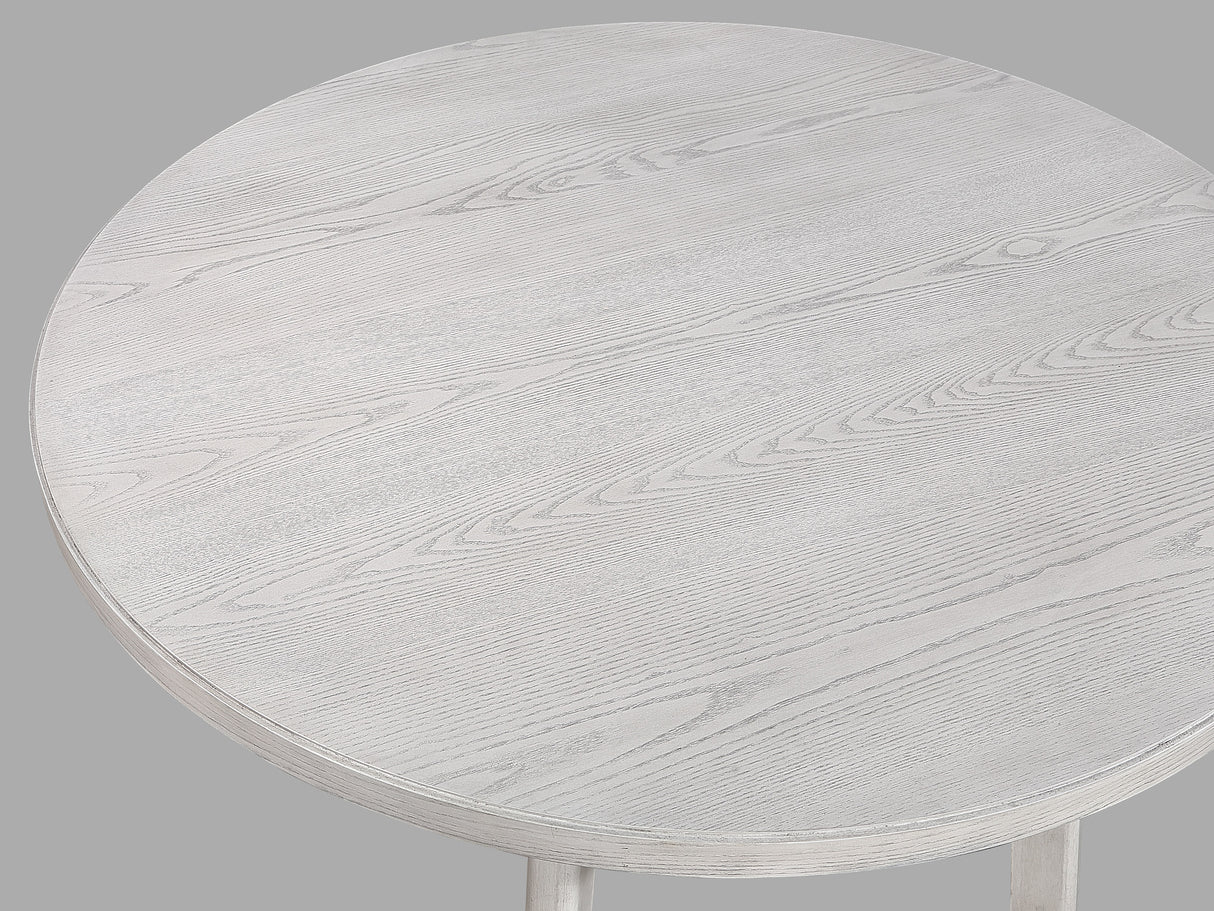Blanche Gray 5-Piece Round Counter Height Set from Crown Mark - Luna Furniture
