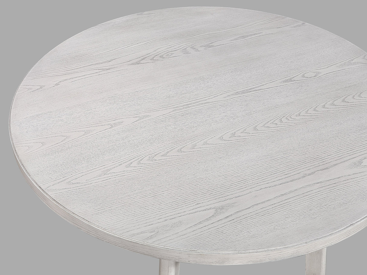 Blanche Gray Round Counter Height Dining Table from Crown Mark - Luna Furniture