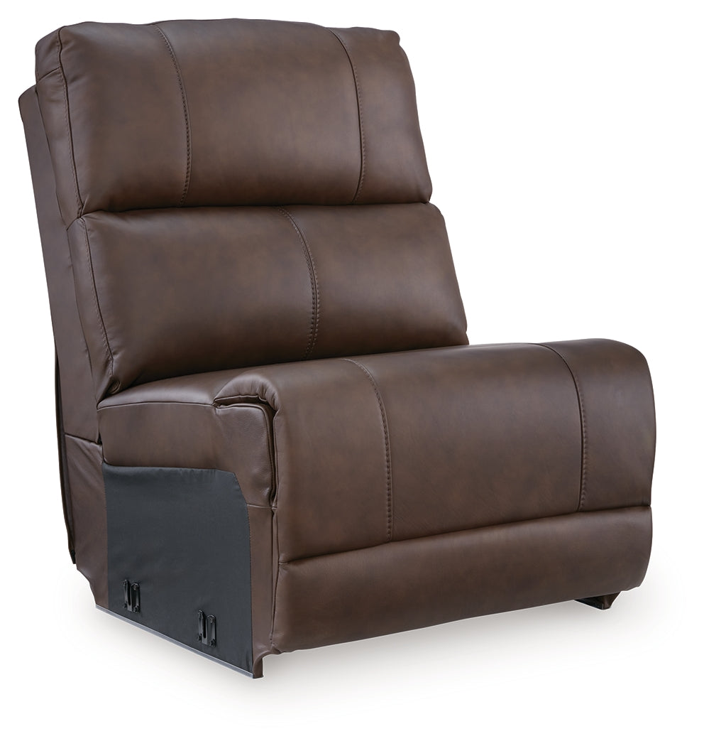 Bleckley Espresso Armless Chair from Ashley Furniture - Luna Furniture