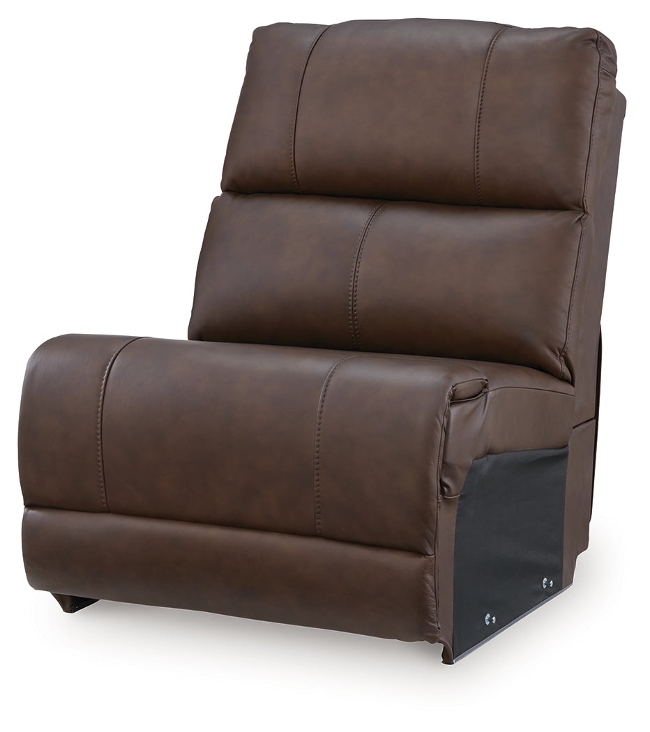 Bleckley Espresso Armless Chair from Ashley Furniture - Luna Furniture