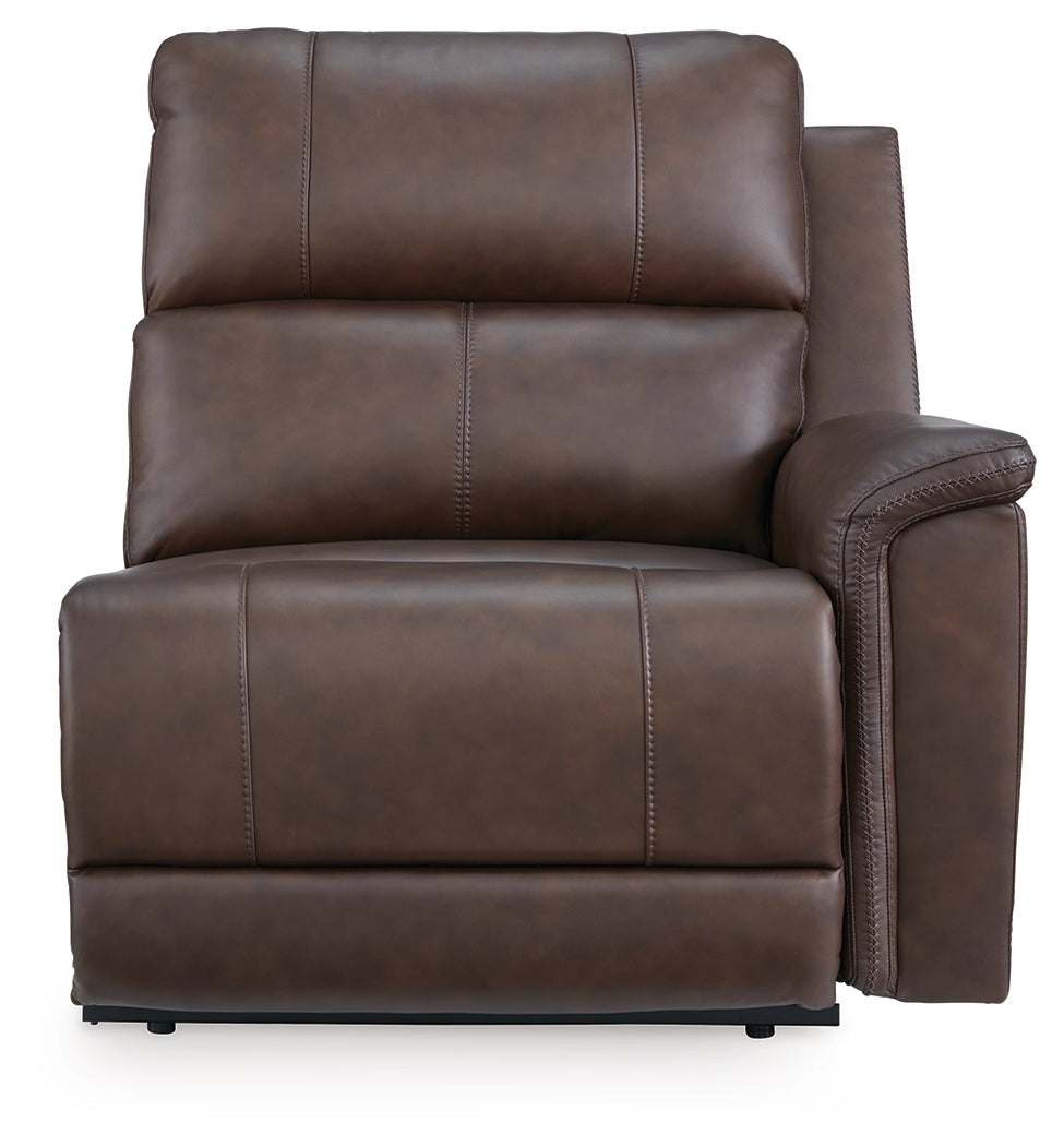 Bleckley Espresso Right-Arm Facing Power Recliner from Ashley Furniture - Luna Furniture