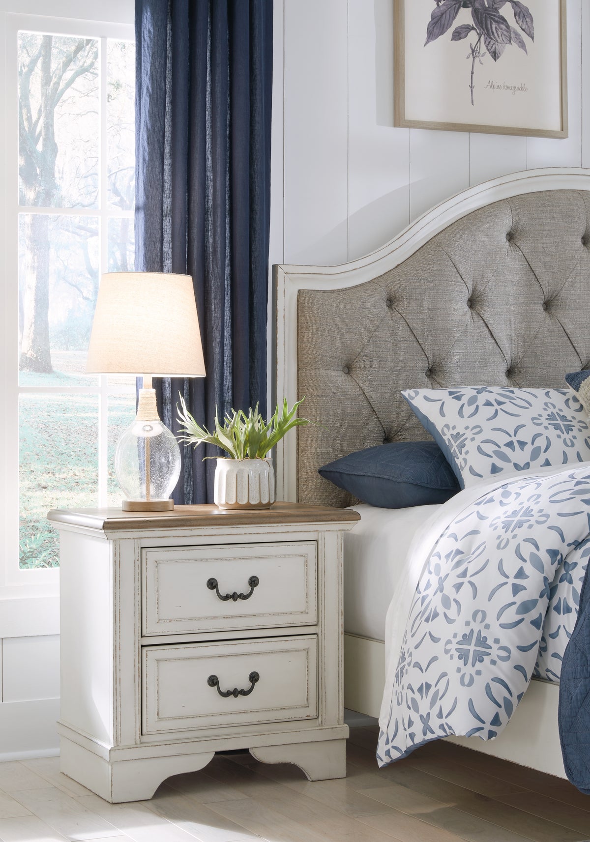 Blendon Two-tone Nightstand from Ashley - Luna Furniture