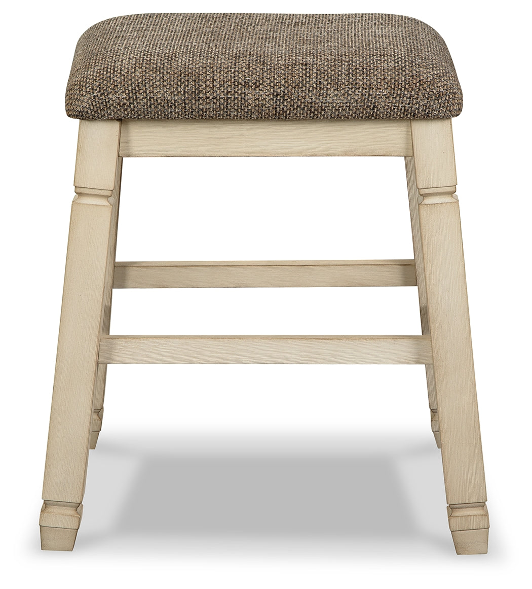 Bolanburg Two-tone Counter Height Dining Table and 4 Barstools from Ashley Furniture - Luna Furniture