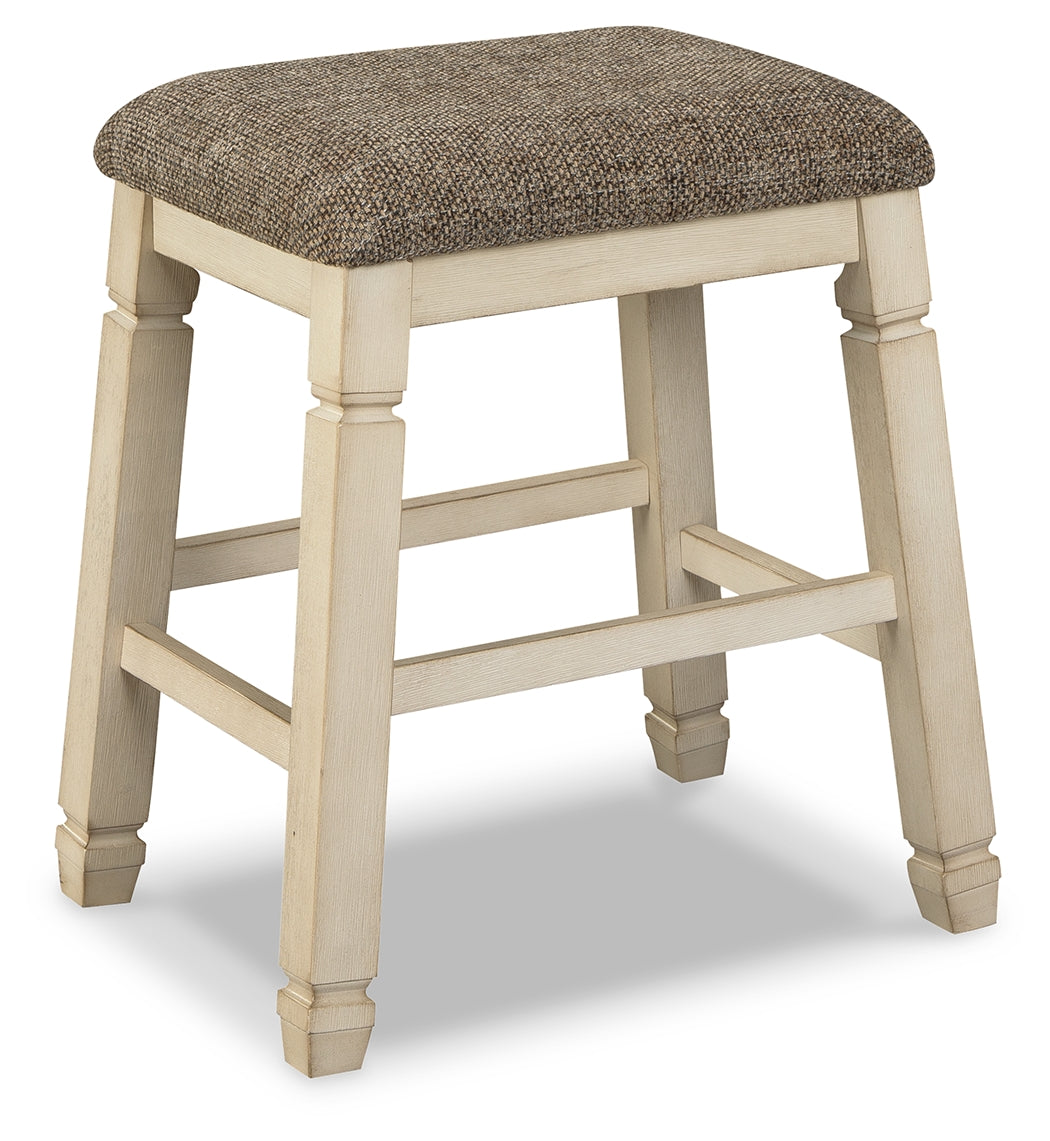 Bolanburg Two-tone Counter Height Dining Table and 4 Barstools from Ashley Furniture - Luna Furniture