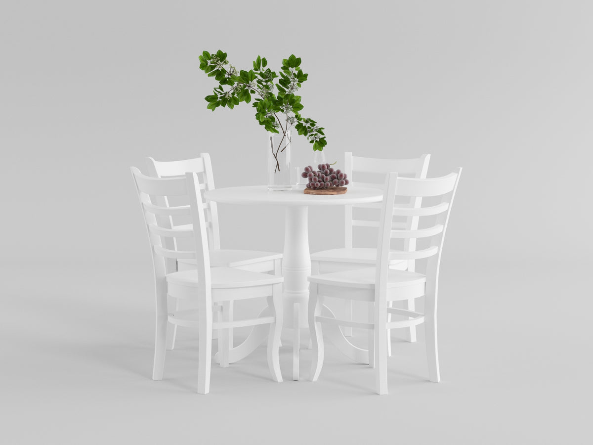 Bonnie White 32" Round Dining Table from Homelegance - Luna Furniture