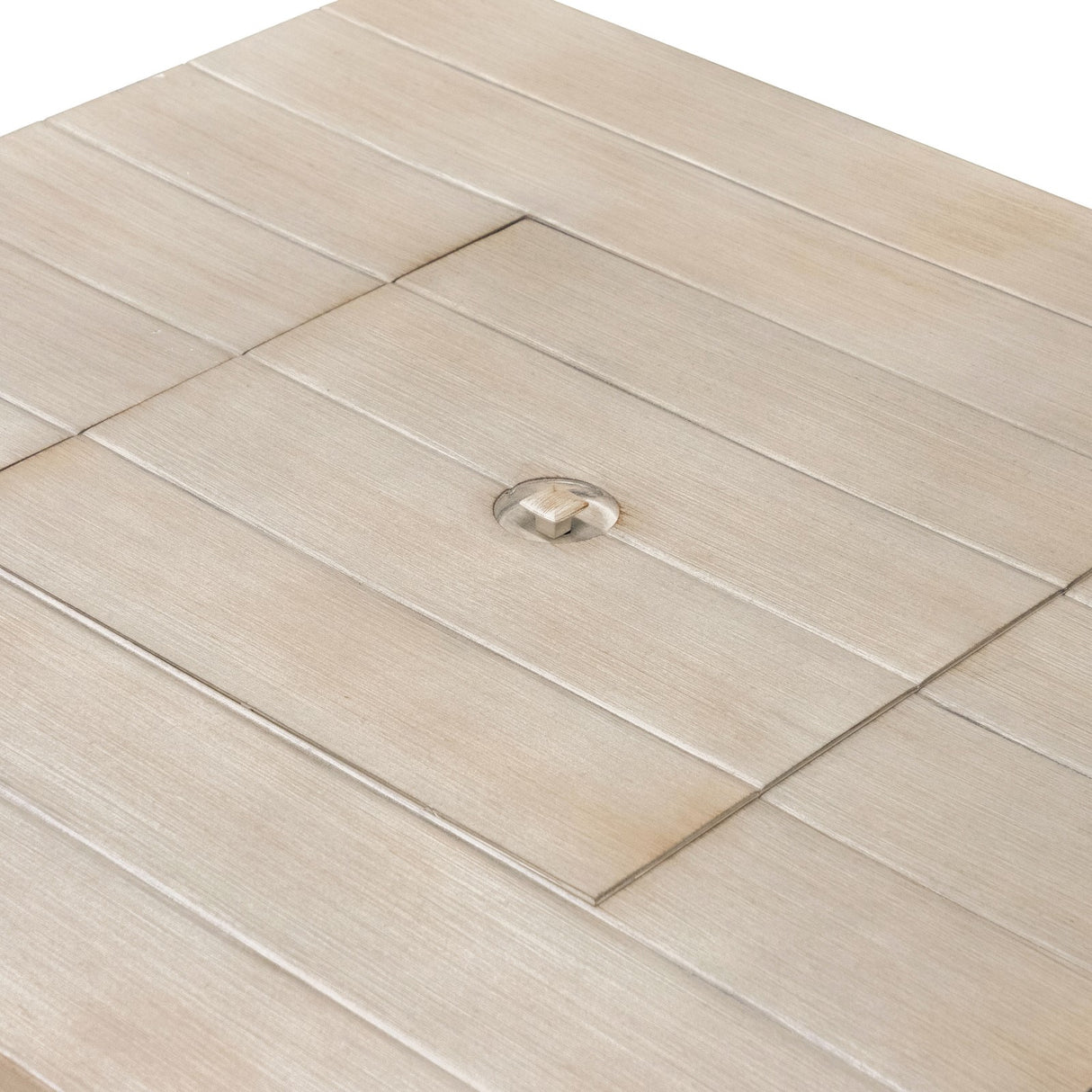 Bordeaux Brown Dining Table w/ Fire Pit & Cooler from Furniture of America - Luna Furniture