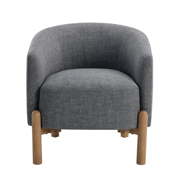 Borger Gray Accent Chair