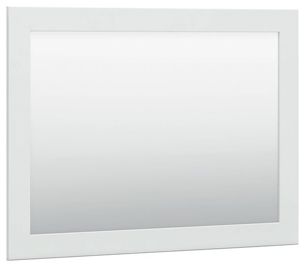 Bostwick Shoals White Bedroom Mirror (Mirror Only)