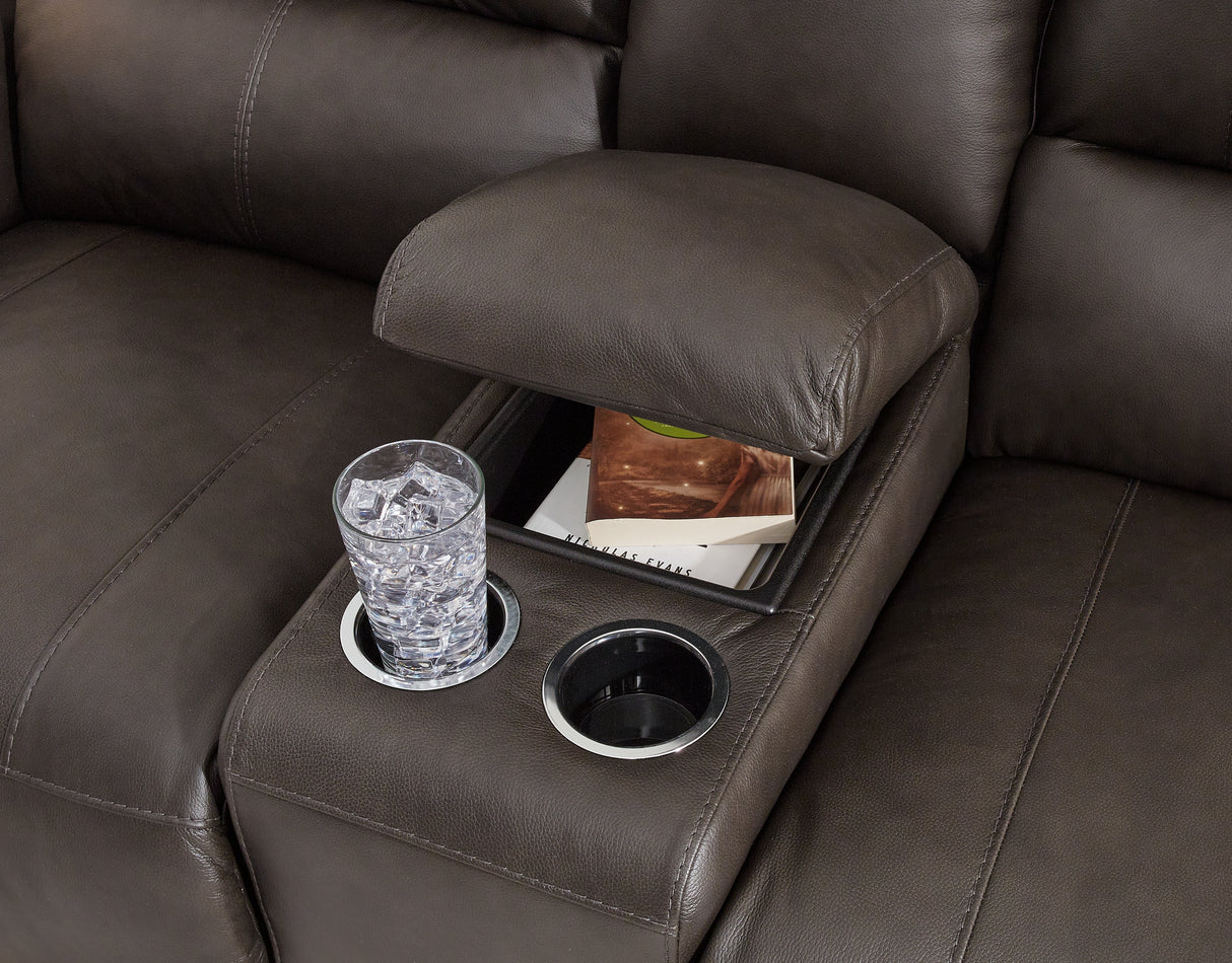 Boxmere Sofa and Loveseat in Storm from Ashley - Luna Furniture