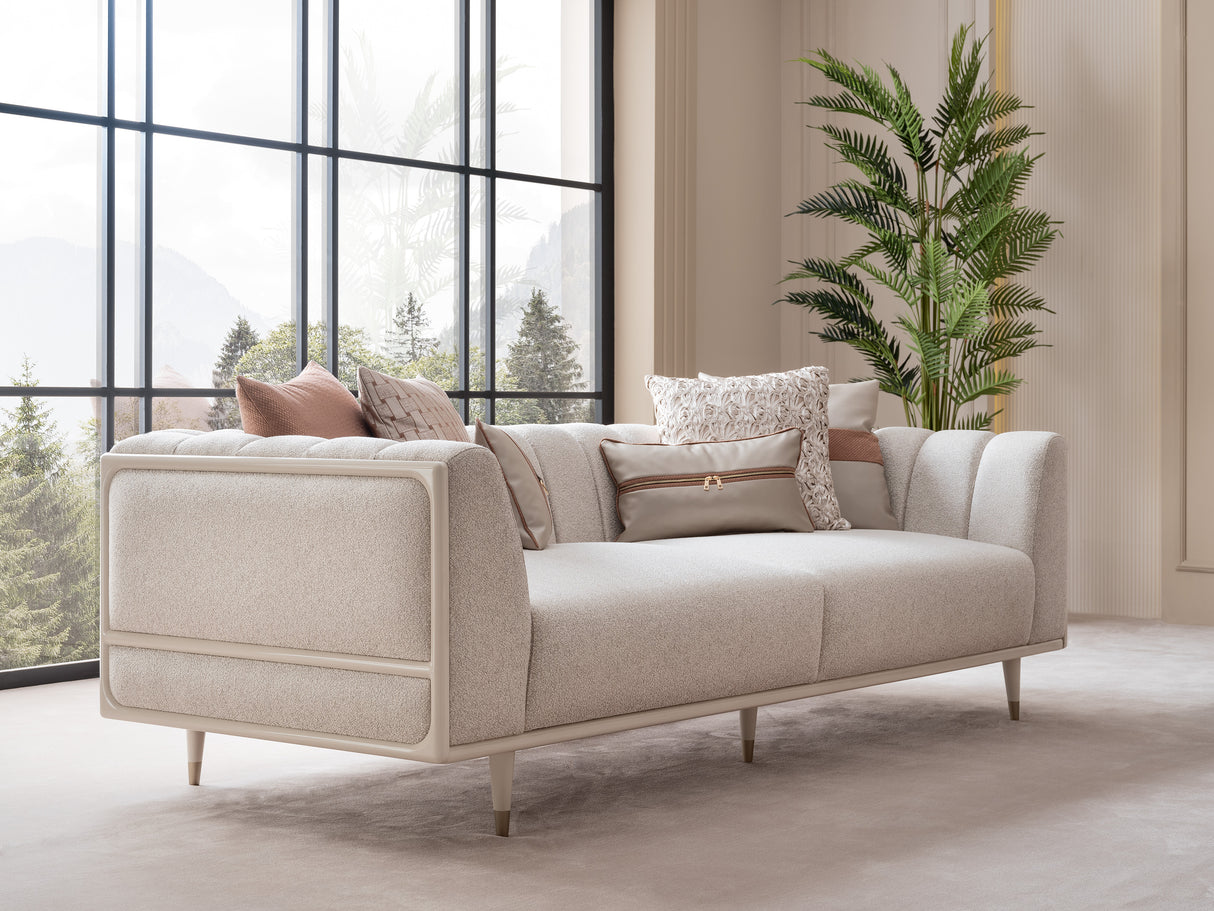 Bragenta Neutral Living Room Set from Luna Luxury - Luna Furniture