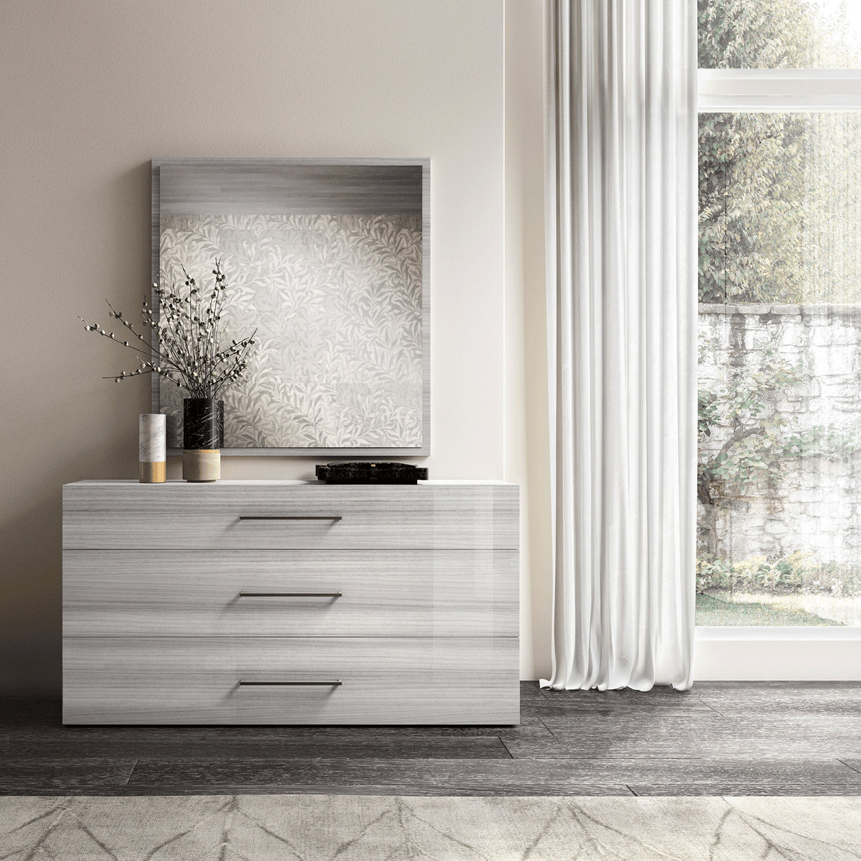 Athena 2 Door Wardrobe from ESF Furniture - Luna Furniture