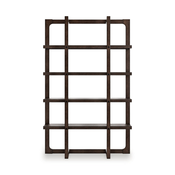 Breckington Dark Brown 76" Bookcase