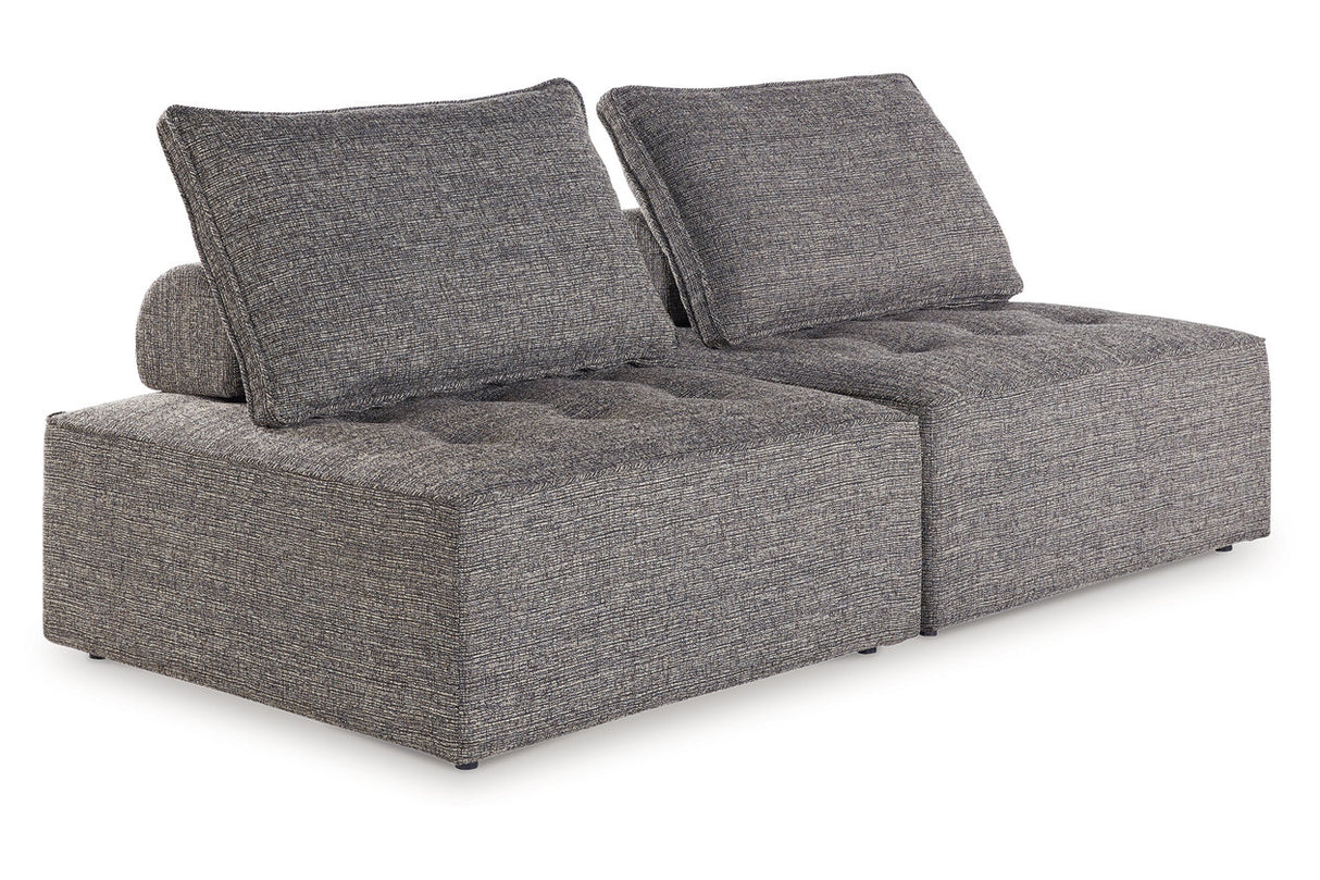 Bree Zee Brown 2-Piece Outdoor Sectional from Ashley - Luna Furniture
