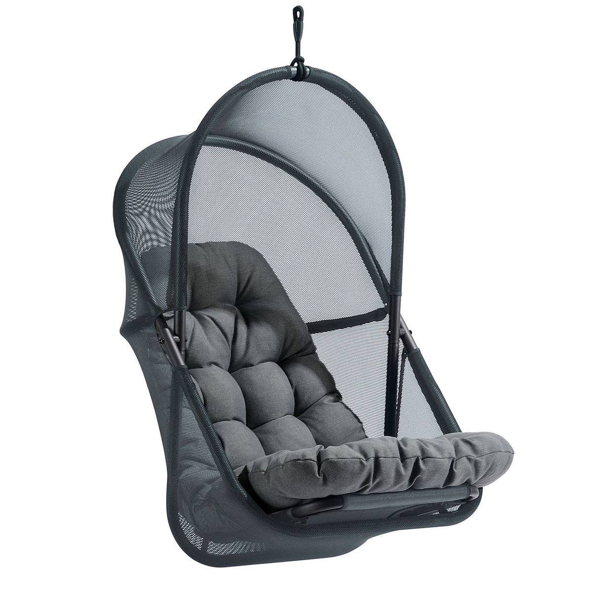 Breeze Dark Gray Swing Chair from Furniture of America - Luna Furniture