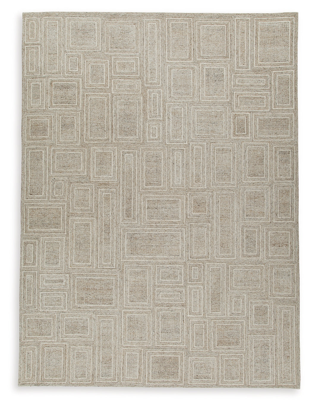 Brickburgh Gray/Ivory/Honey Extra Large Rug from Ashley Furniture - Luna Furniture