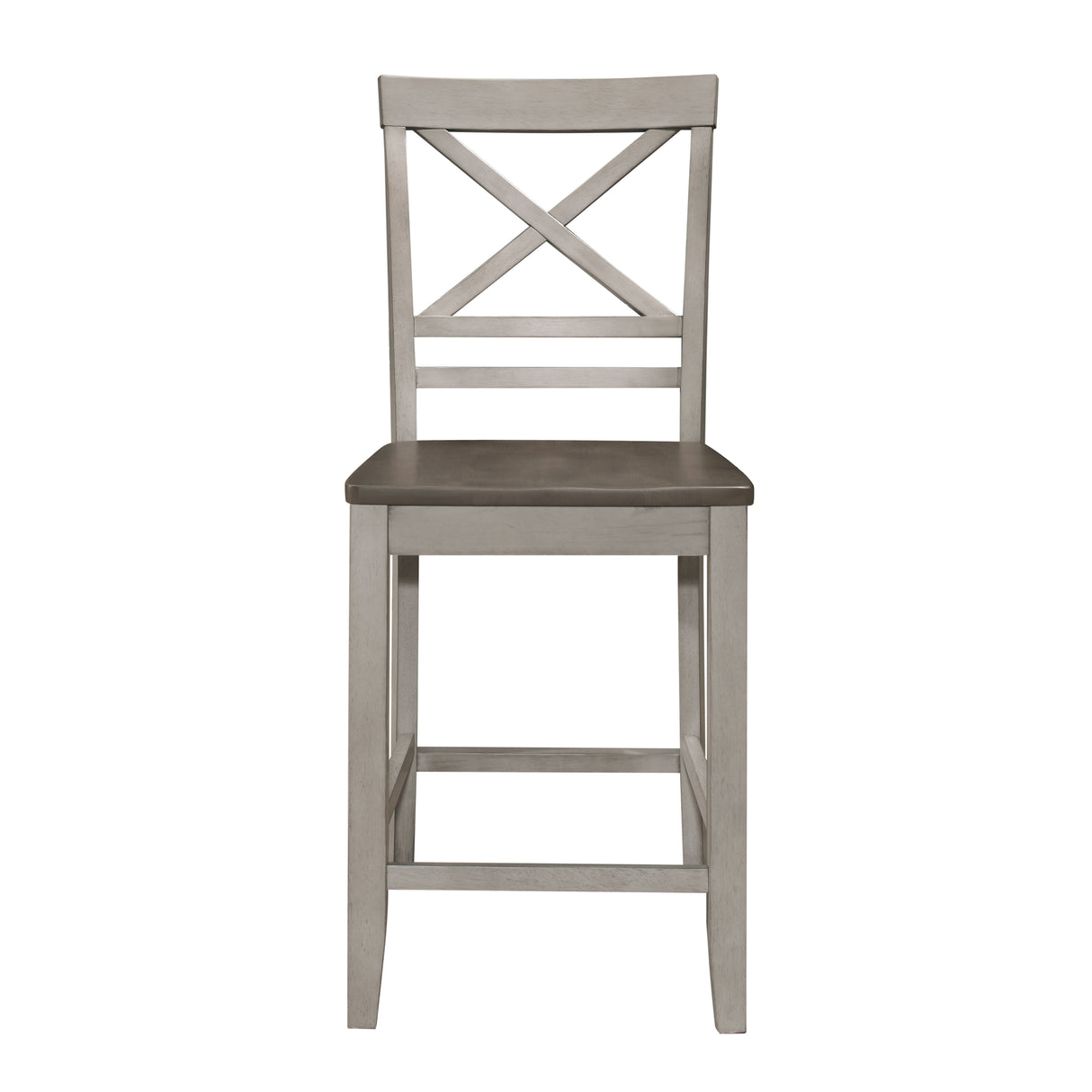 Brightleaf Brown/Light Gray 7-Piece 60" Counter Height Set from Homelegance - Luna Furniture