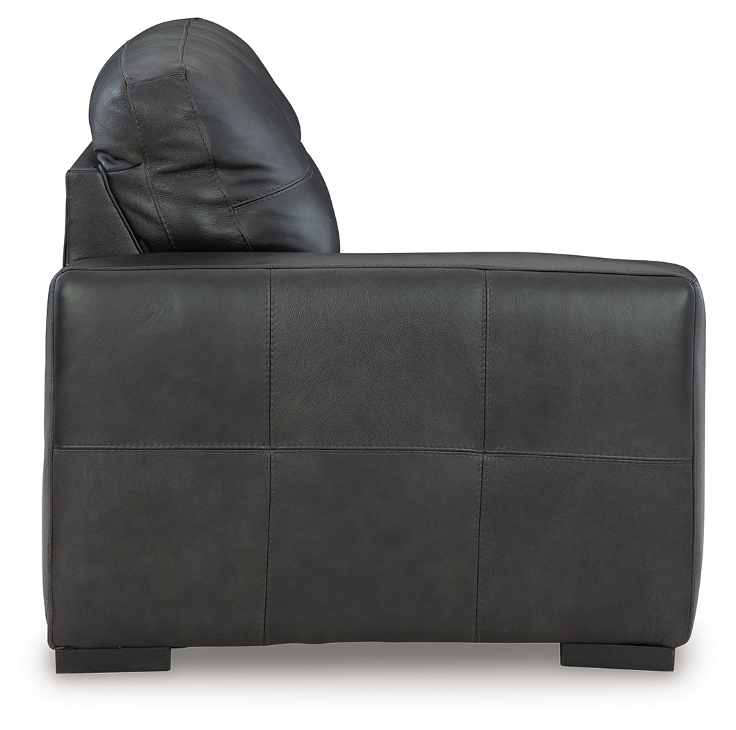 Brindley Pier Fog Left-Arm Facing Corner Chair from Ashley - Luna Furniture