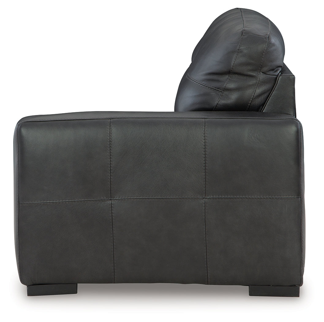 Brindley Pier Fog Right-Arm Facing Corner Chair from Ashley - Luna Furniture