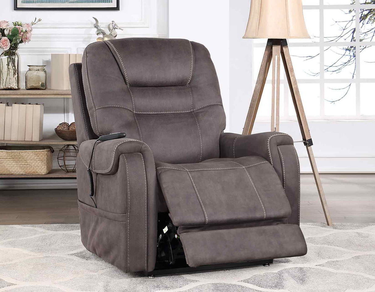 Brisbane Stone Power Lift Chair w/Three Heat Zones from Steve Silver - Luna Furniture