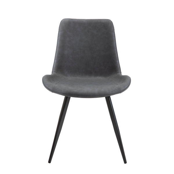 Brixley Mottled Gray/Black Dining Side Chair, Set of 2
