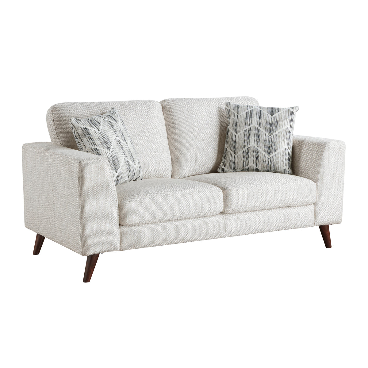 Broadway Silver Cloud Loveseat from Homelegance - Luna Furniture
