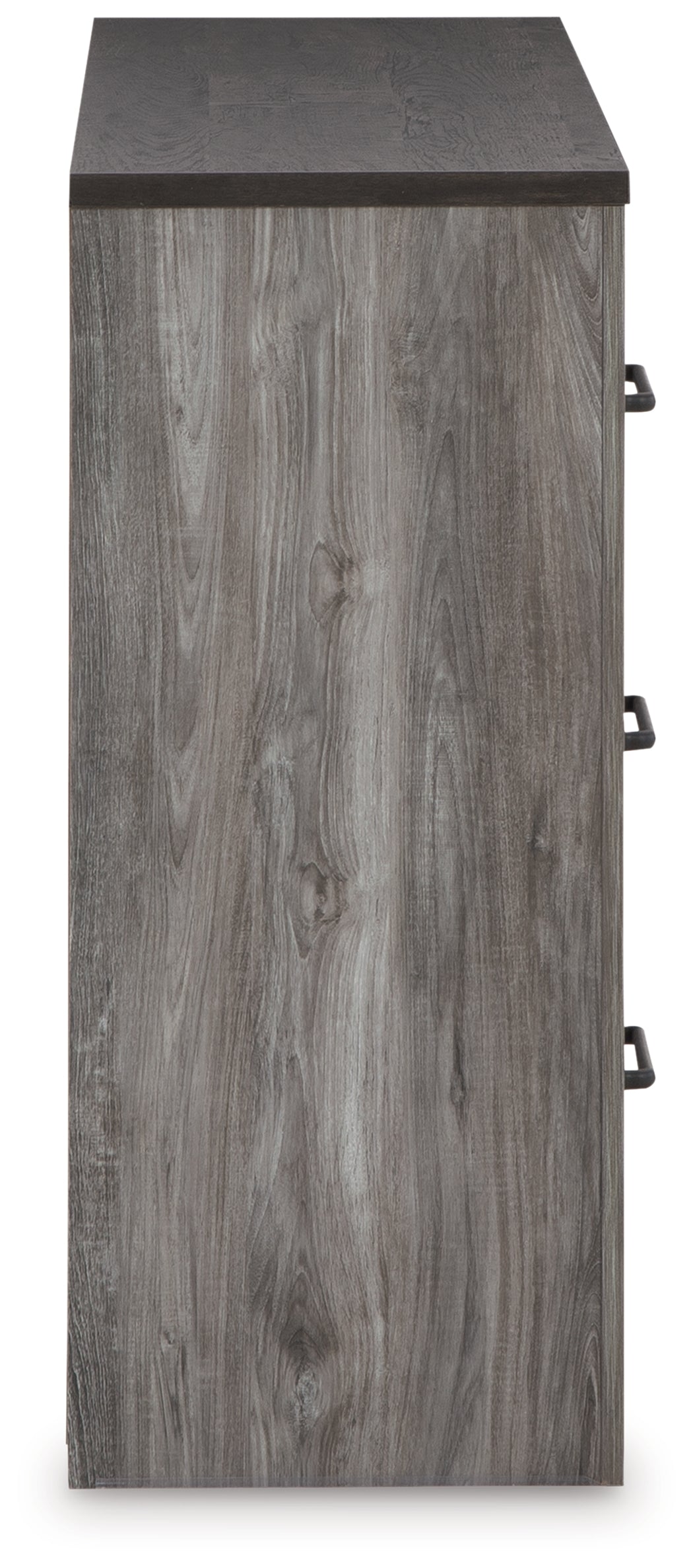 Bronyan King Panel Bed with Dresser in Dark Gray from Ashley - Luna Furniture