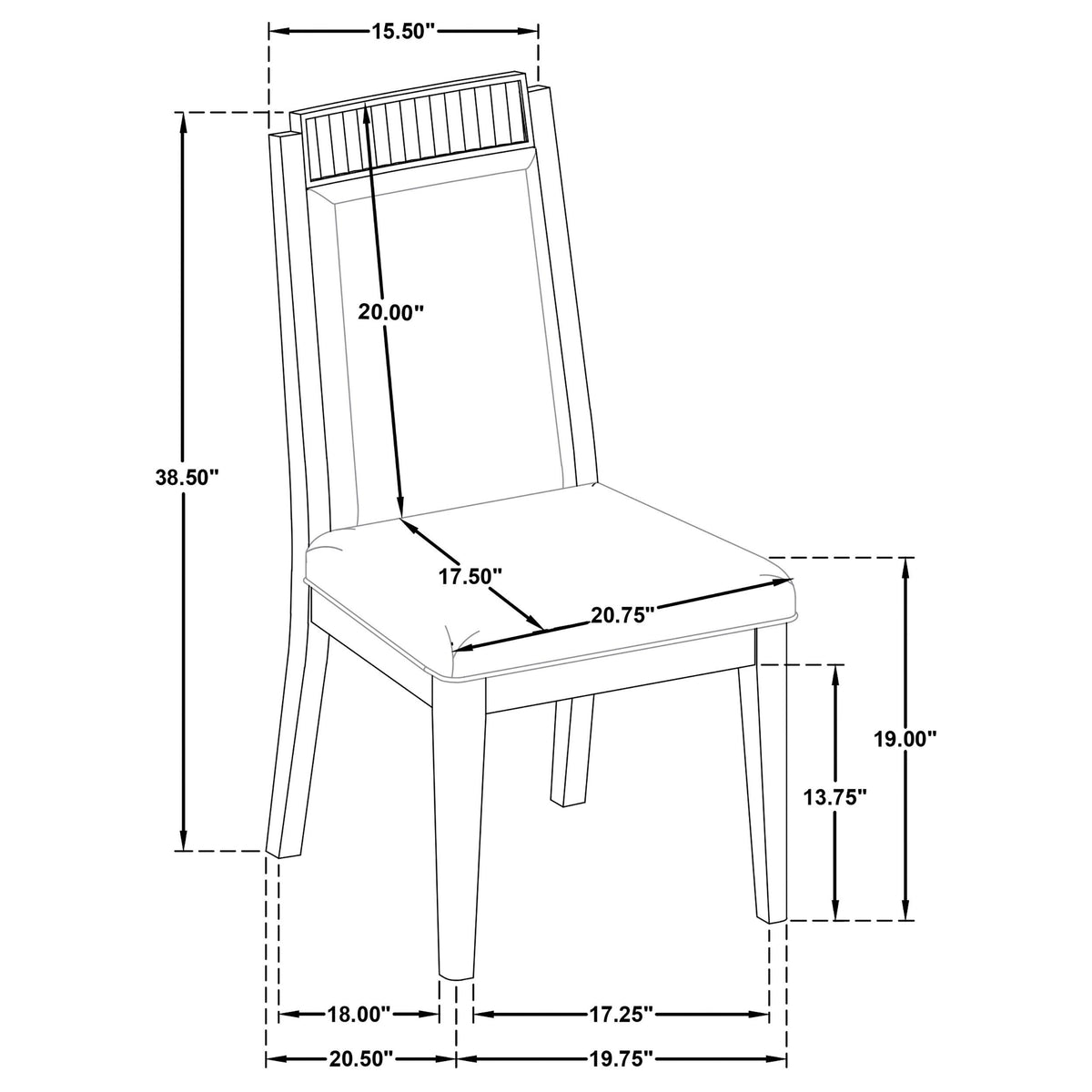 Brookmead Black 9-Piece Extension Leaf Dining Table Set from Coaster - Luna Furniture