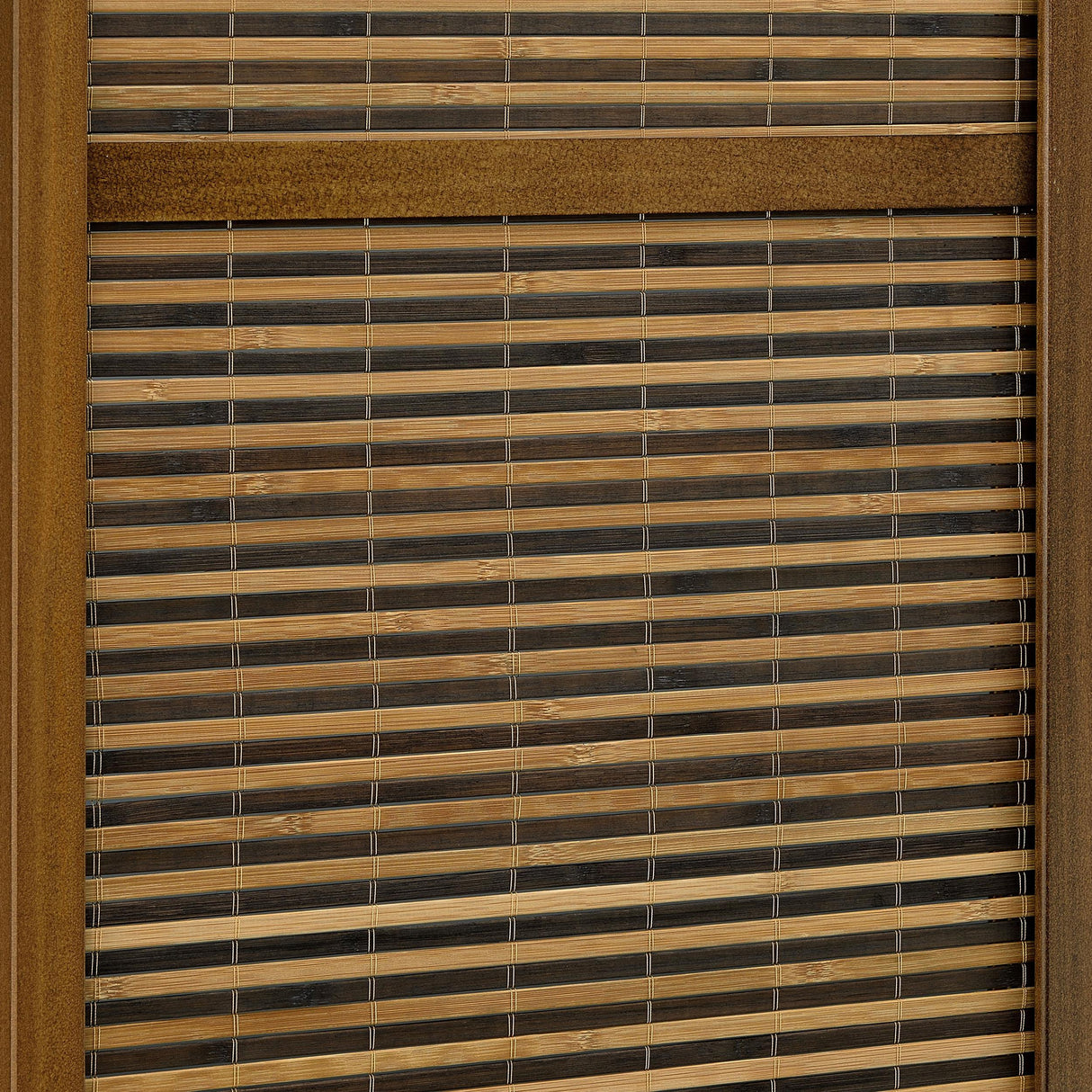 Browning Walnut 4-Panel Bamboo Room Divider Folding Screen from Coaster - Luna Furniture