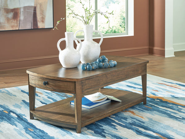 Burkbyer Brown Coffee Table