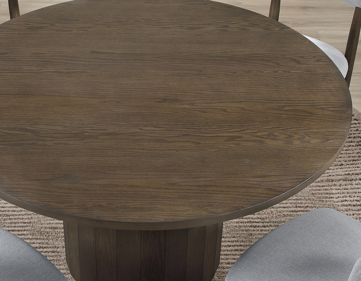 Burlington Cocoa Round Dining Room Set from Steve Silver - Luna Furniture