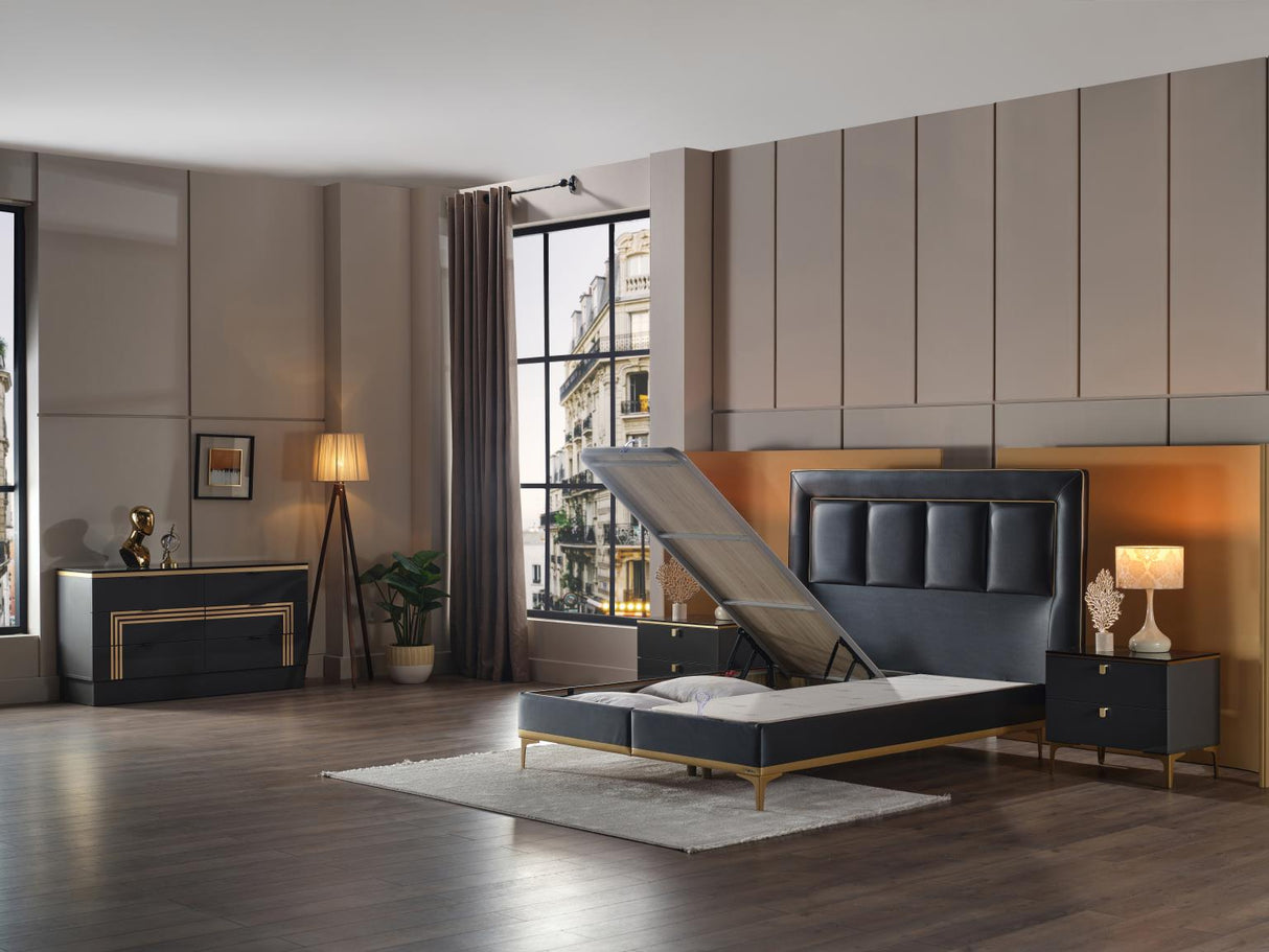 Carlino Prada Grey Dresser Mirror (Mirror Only) from Bellona - Luna Furniture