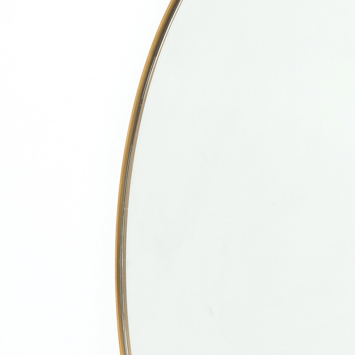 Bellvue Round Mirror in Polished Brass from Four Hands - Luna Furniture