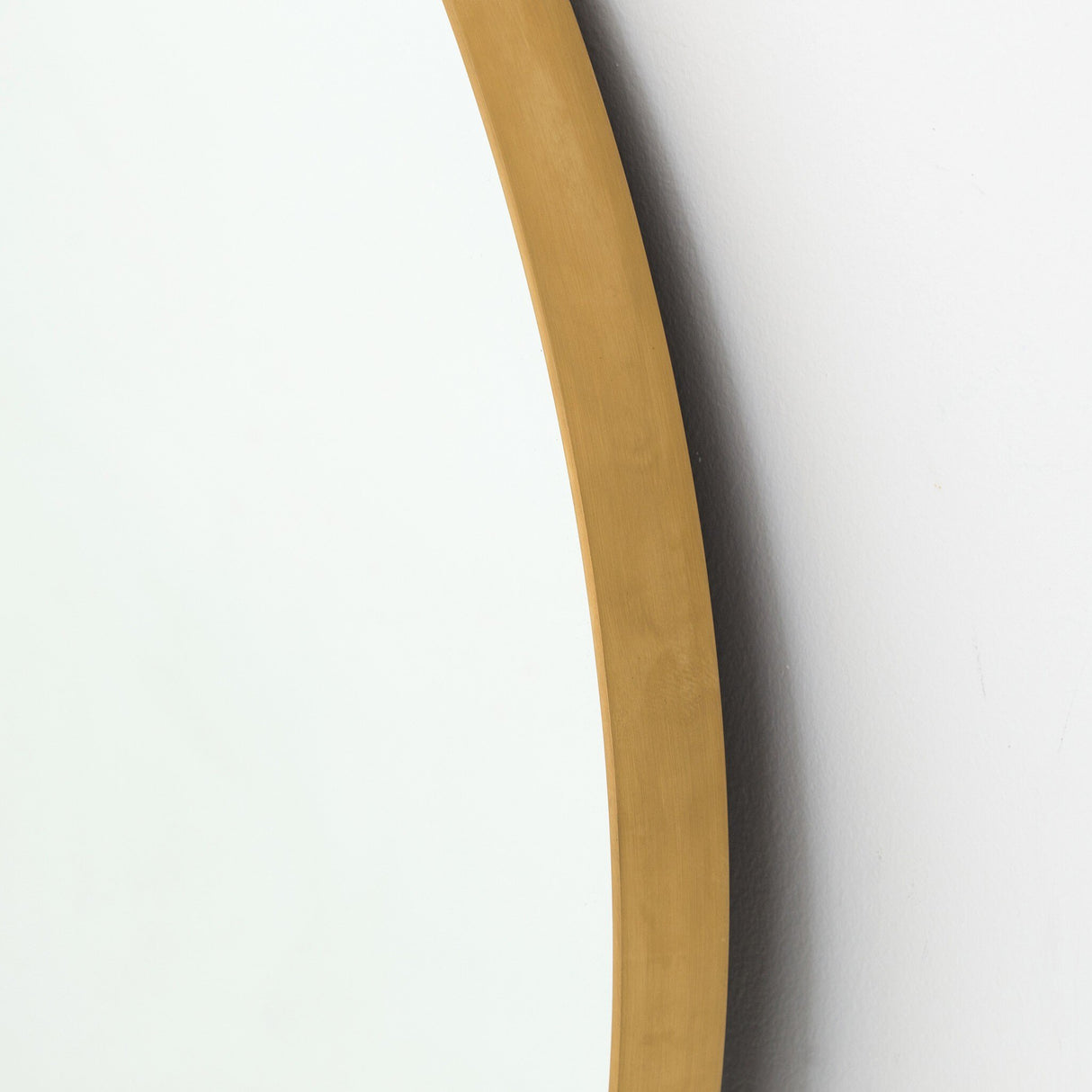 Bellvue Round Mirror in Polished Brass from Four Hands - Luna Furniture