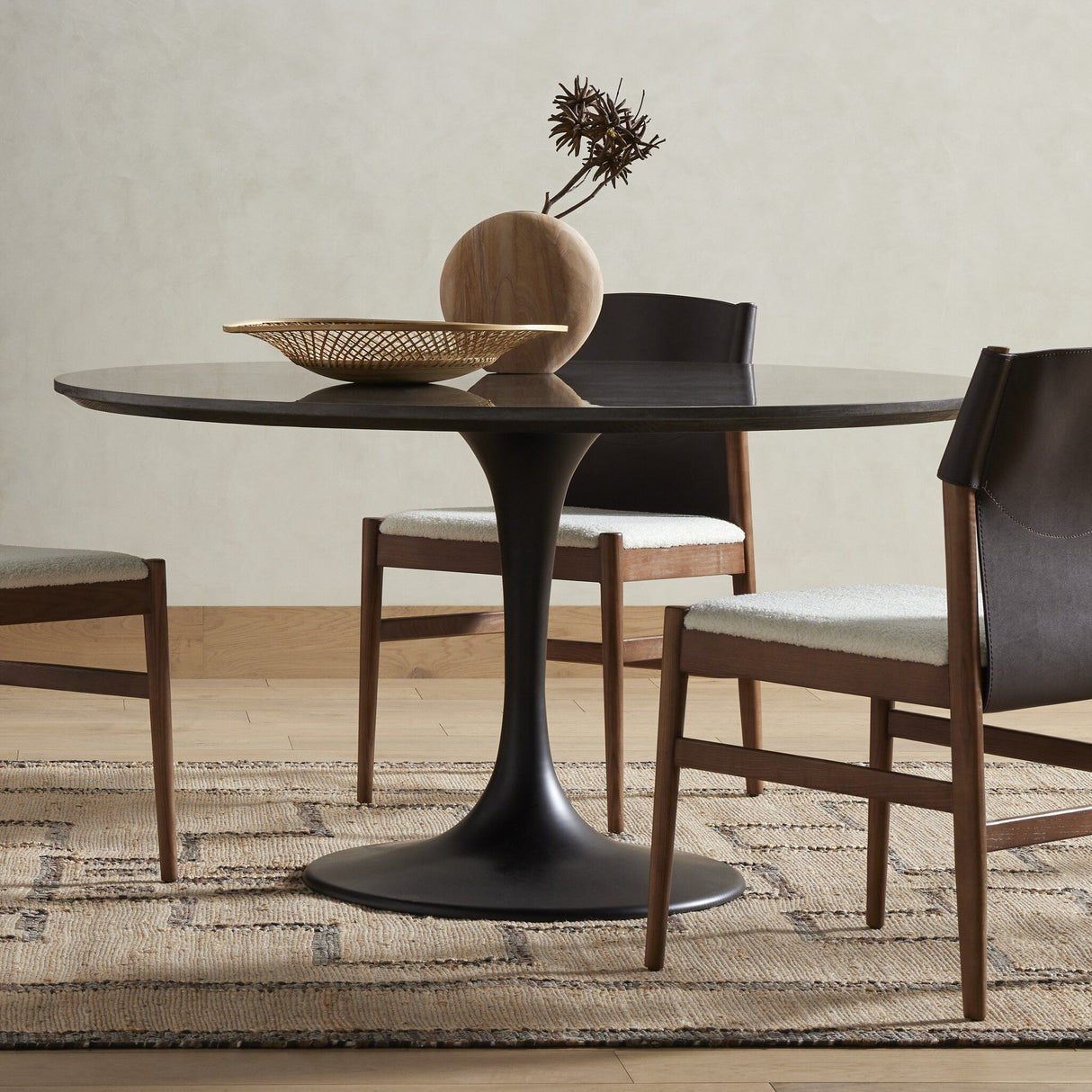 Powell Dining Table in Bluestone from Four Hands - Luna Furniture